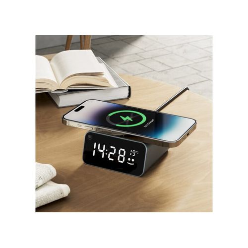 Chargeur sans fil Xoopar Reddi Charge PD avec horloge - 6