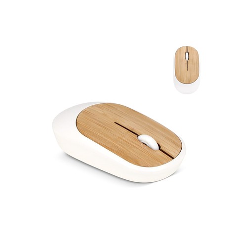 Souris de voyage R-ABS & bambou personnalisée