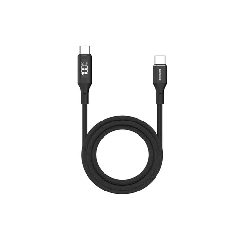 Sitecom CA-1005 USB-C to USB-C Power cable with LED display personnalisé