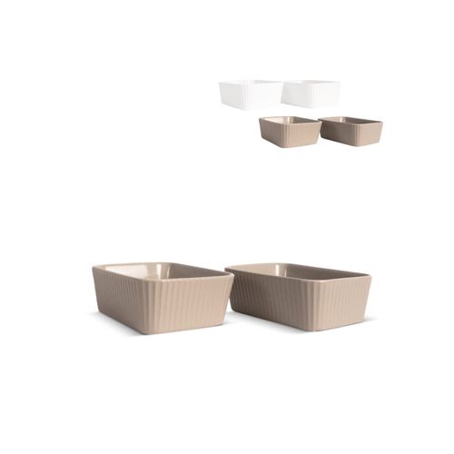 Sagaform Plat à four Flora mini 2-pcs