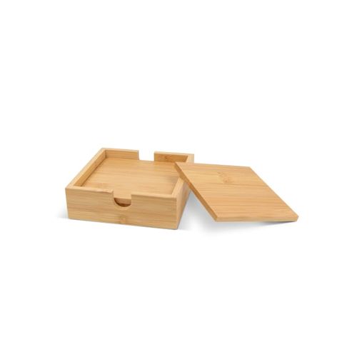 Set de sous-verres en bambou (4 pièces) - 5