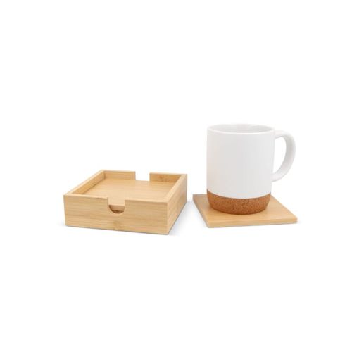 Set de sous-verres en bambou (4 pièces) - 4
