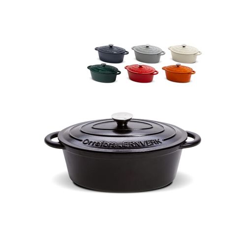 Orrefors Jernverk Poêle en fer émaillée ovale 3.5L - 1