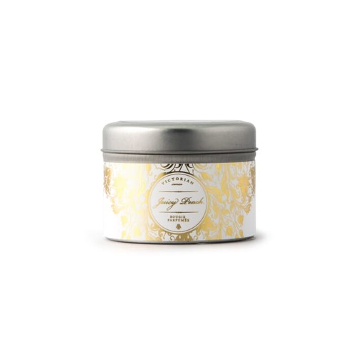 Victorian Sense Tinbox Juicy Peach bougie parfumée - 2