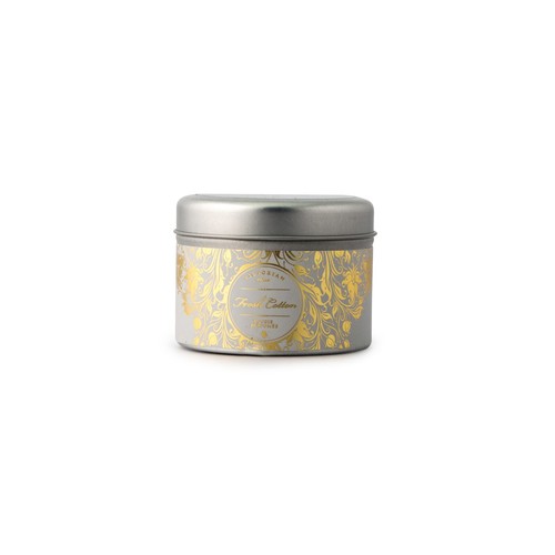 Victorian Tinbox Sense Coton frais bougie parfumée personnalisée