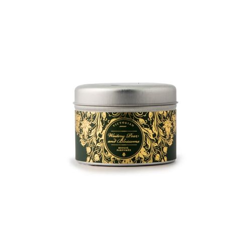 Victorian Tinbox Sense Waitery Pear & Blossoms bougie parfumée - 1