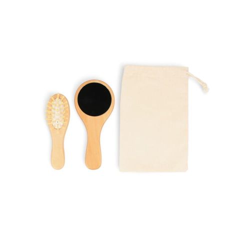 Set de brosses et miroirs en bois Schima superba - 3
