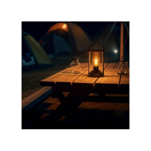 Lampe Edison en bambou - 4