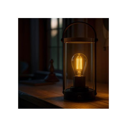 Lampe Edison en bambou - 5