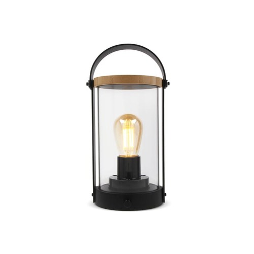 Lampe Edison en bambou - 2
