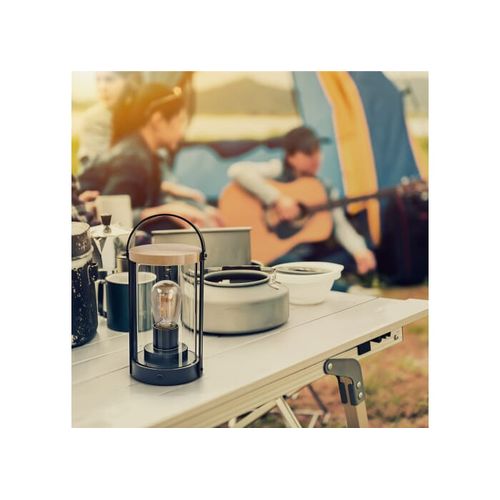 Lampe Edison en bambou - 5