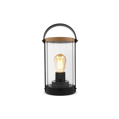Lampe Edison en bambou - 1