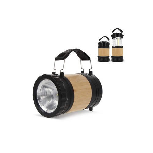 Lampe et Lanterne en ABS et bambou - 1