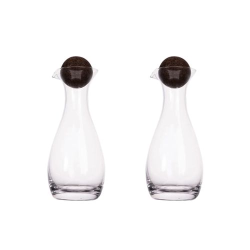 Sagaform Nature Carafes à huile/vinaigre avec bouchons en liège 2 pièces 300ml