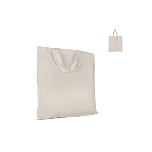 Sac bandoulière en coton OEKO-TEX® 140g/m² 38x42cm poignée courte personnalisé
