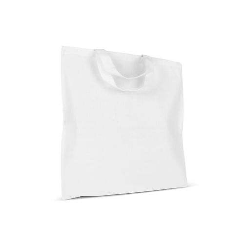 Sac shopping OEKO-TEX® couleur court 140g/m² 38x42 cm - 2