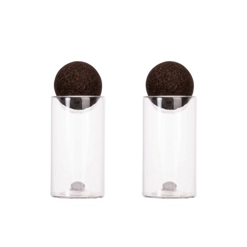 Sagaform Bouchons de liège nature sel/poivre pots, 2 pièces - 2