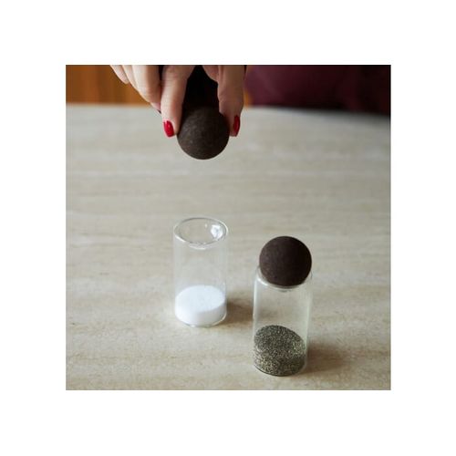 Sagaform Bouchons de liège nature sel/poivre pots, 2 pièces - 3