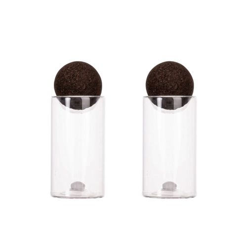 Sagaform Bouchons de liège nature sel/poivre pots, 2 pièces