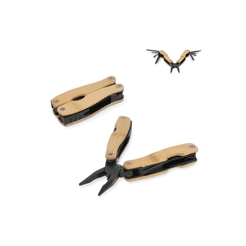 Multi-outils en bambou 8 fonctions personnalisé