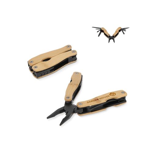 Multi-outils en bambou 8 fonctions - 1