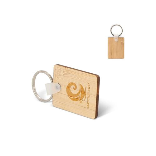 Porte-clés Bambou rectangulaire - 1