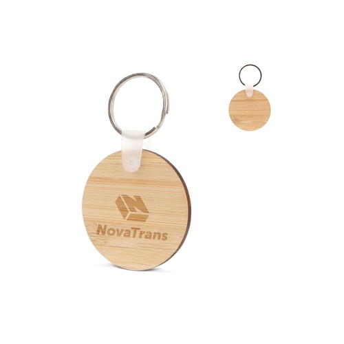 Porte-clés Bambou rond personnalisé