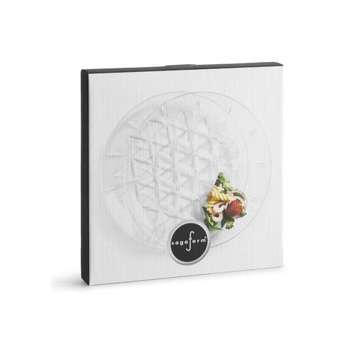Sagaform Acryl assiette pique-nique set de 2 Ø26cm - 4
