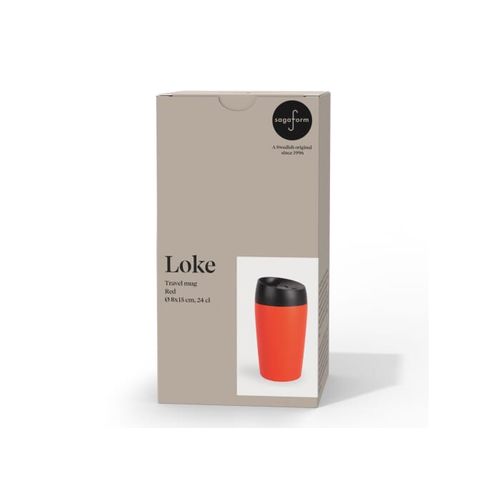Mug de voyage Sagaform Loke avec finition caoutchoutée 240ml - 4
