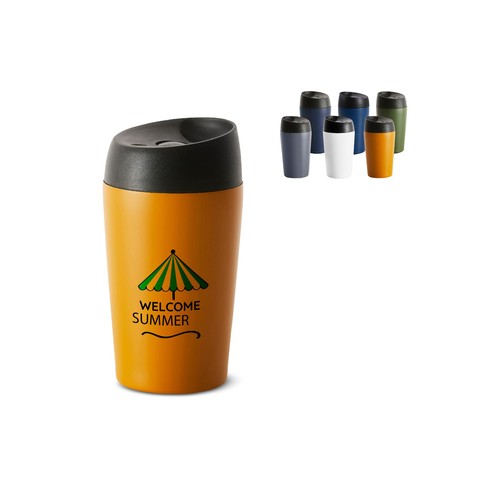 TAZA DE VIAJE SAGAFORM LOKE COLOR COATED 240ML