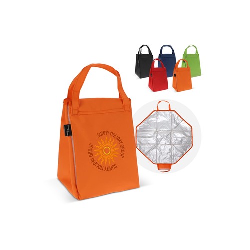 Sac isotherme plié et tapis de pique-nique personnalisé