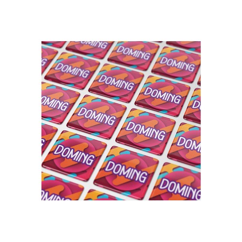 Doming Carré 13x13 mm personnalisé