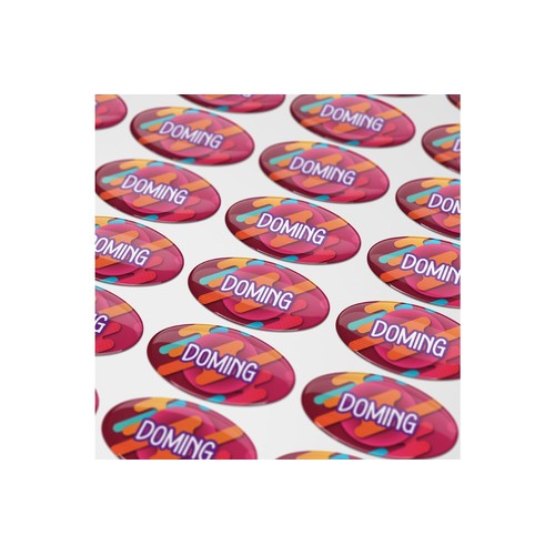 Doming Ovale 30x15 mm - 1