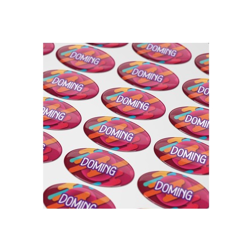 Doming Ovale 40x20 mm - 1