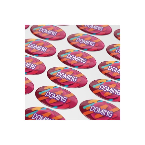 Doming Ovale 50x25 mm - 1