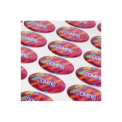 Doming Ovale 60x35 mm Personnalisé