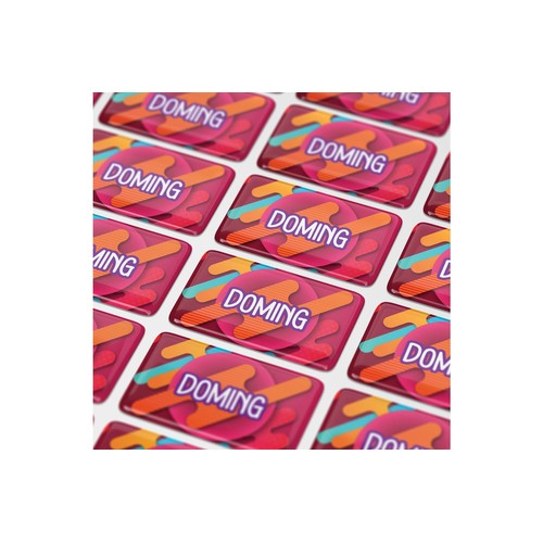 Doming Rectangle 100x30 mm personnalisé