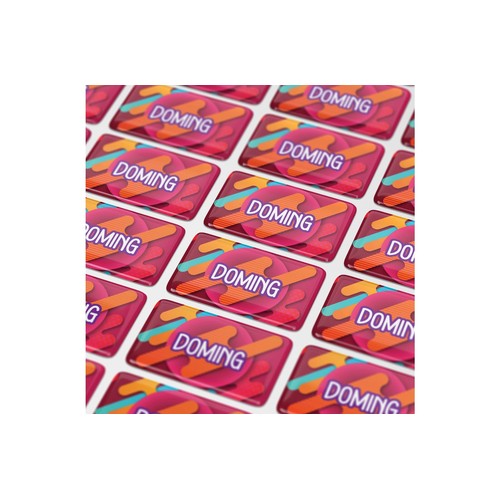 Doming Rectangle 50x20 mm Personnalisé