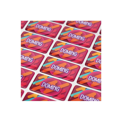 Doming Rectangle 60x25 mm personnalisé