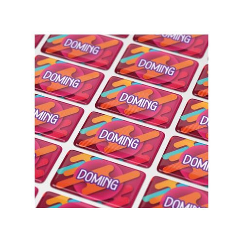 Doming Rectangle 80x25 mm - 1