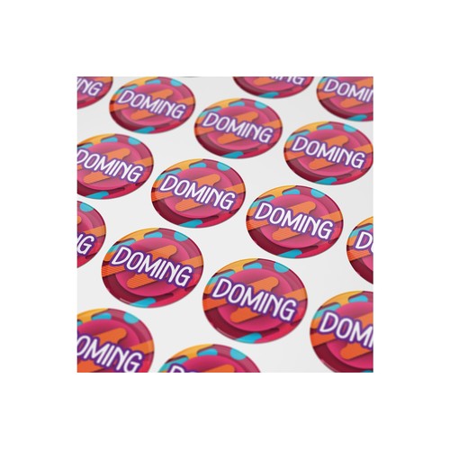Doming Rond Ø 13 mm personnalisé
