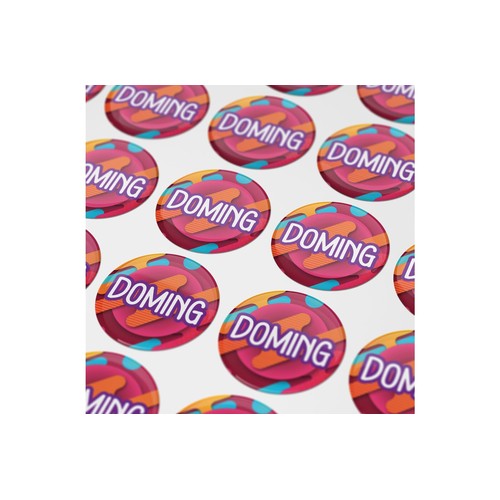 Doming Rond Ø 17 mm personnalisé