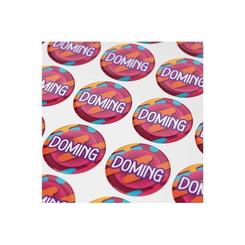 Doming Rond Ø 20 mm personnalisé