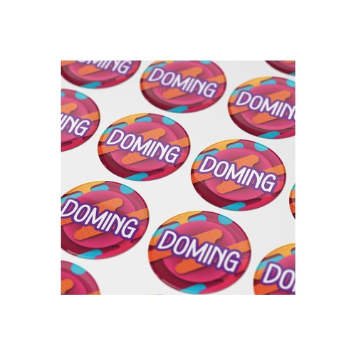 Doming Rond Ø 30 mm personnalisé