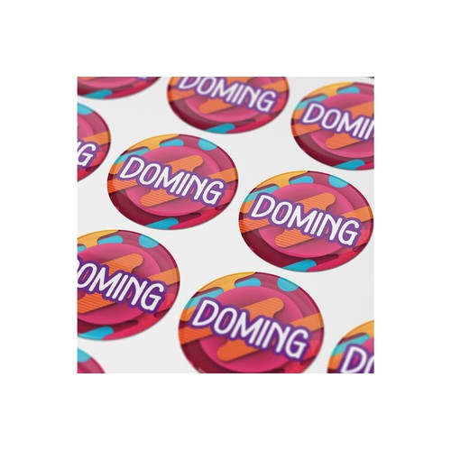 Doming Rond Ø 45 mm personnalisé