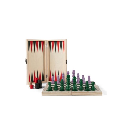 Byon Jeu d'échecs/de backgammon personnalisé Beth