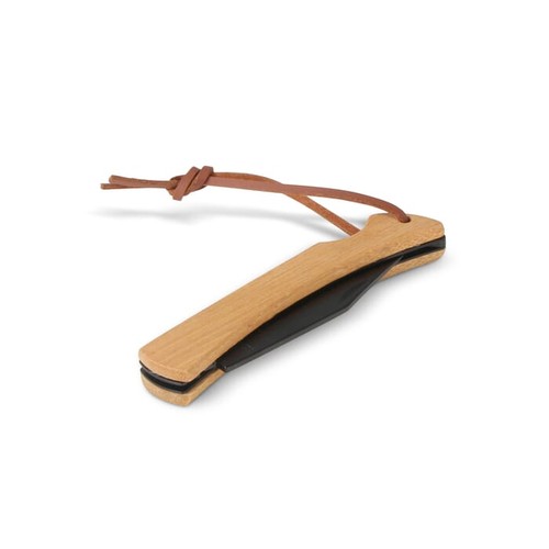 Couteau de poche en bambou - 2