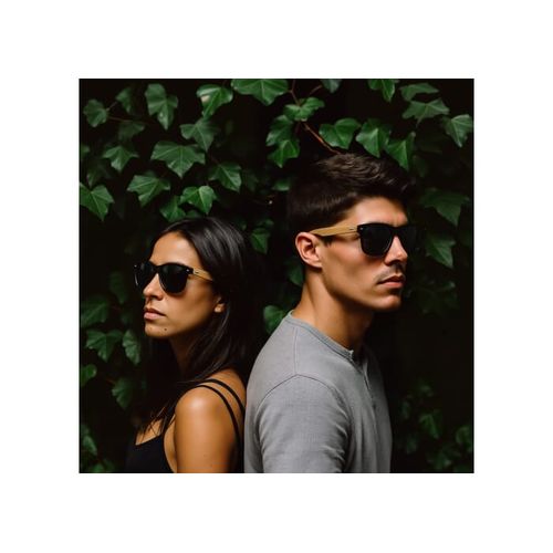 Lunettes de soleil Justin RPC avec bambou UV400 - 5