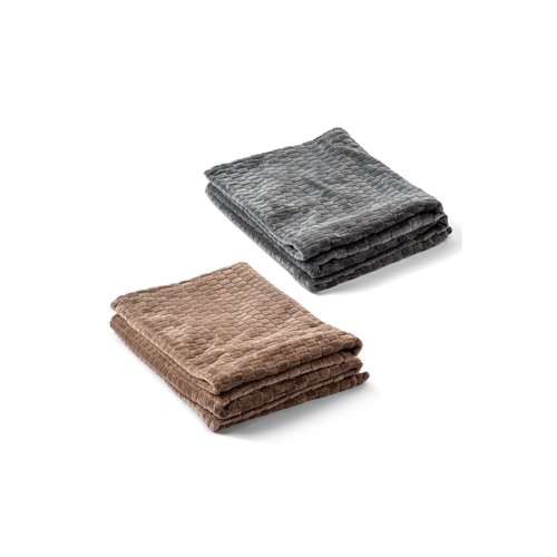 Kosta Linnewafveri Fleece Plaid Jaquard 130x170 cm personnalisé