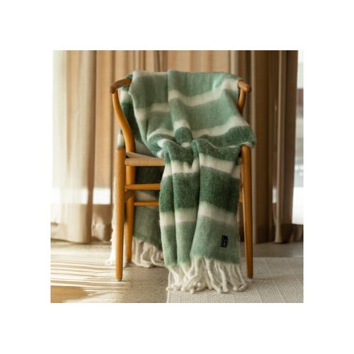 Kosta Linnewäfveri Plaid en Laine à Rayures - 3